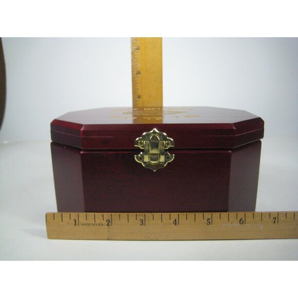 Wood Etrog Box Wooden Box Hebrew Judaica Sukkot Used - Picture 3 of 13